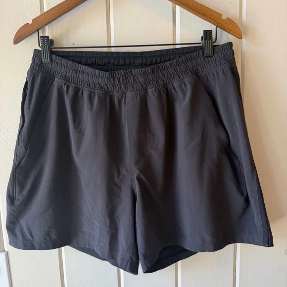 lululemon athletica Black Athletic Shorts, Size Large, EUC Like New - Picture 2 of 8